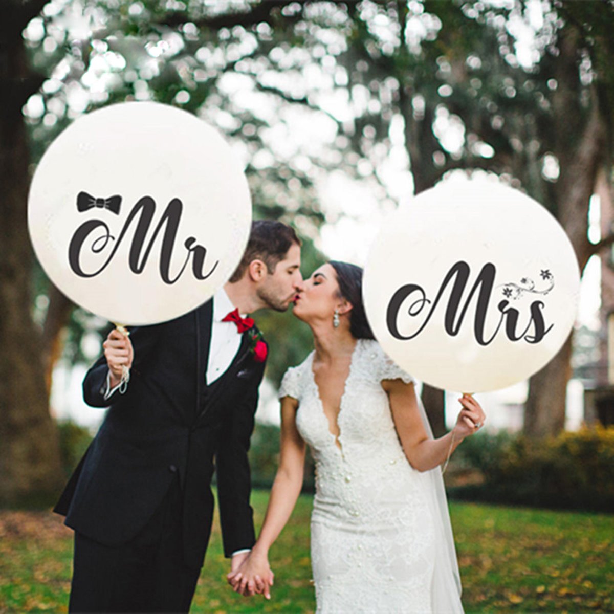 Mr. & Mrs. ballonnen 91 cm | bruiloft ballonnen | mr and mrs